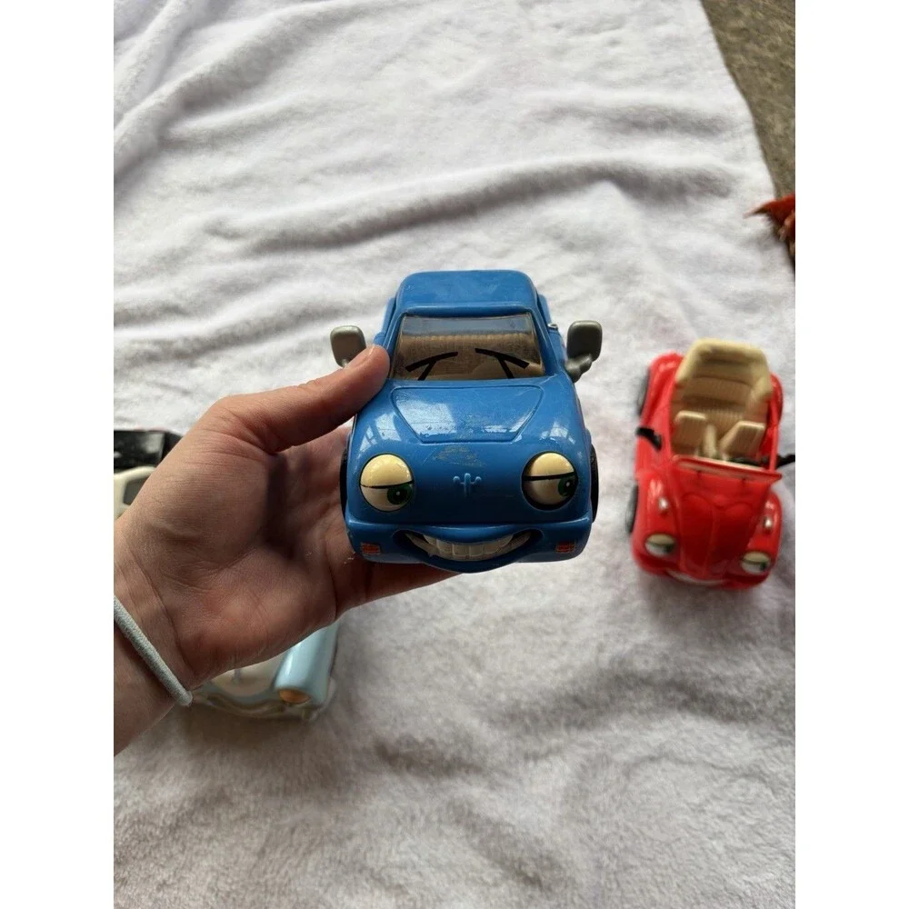 Chevron Cars Lot of 4 Plastic Toy Cars